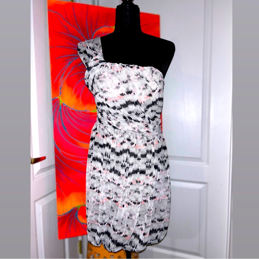 BCBG Generation - One Shoulder Mini Dress - Women’s Size 4